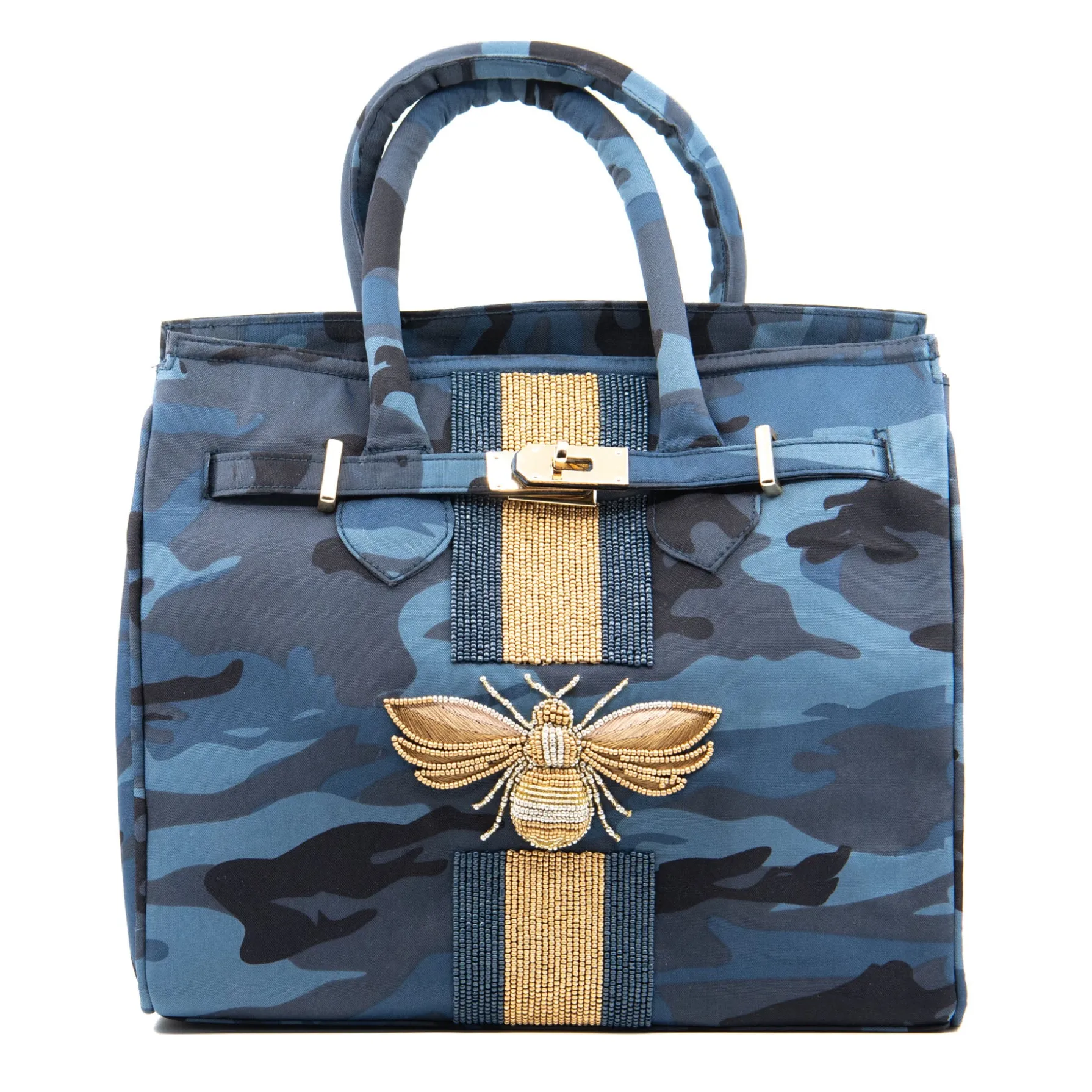 Blue Camo Bee