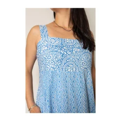Blue Ikat
