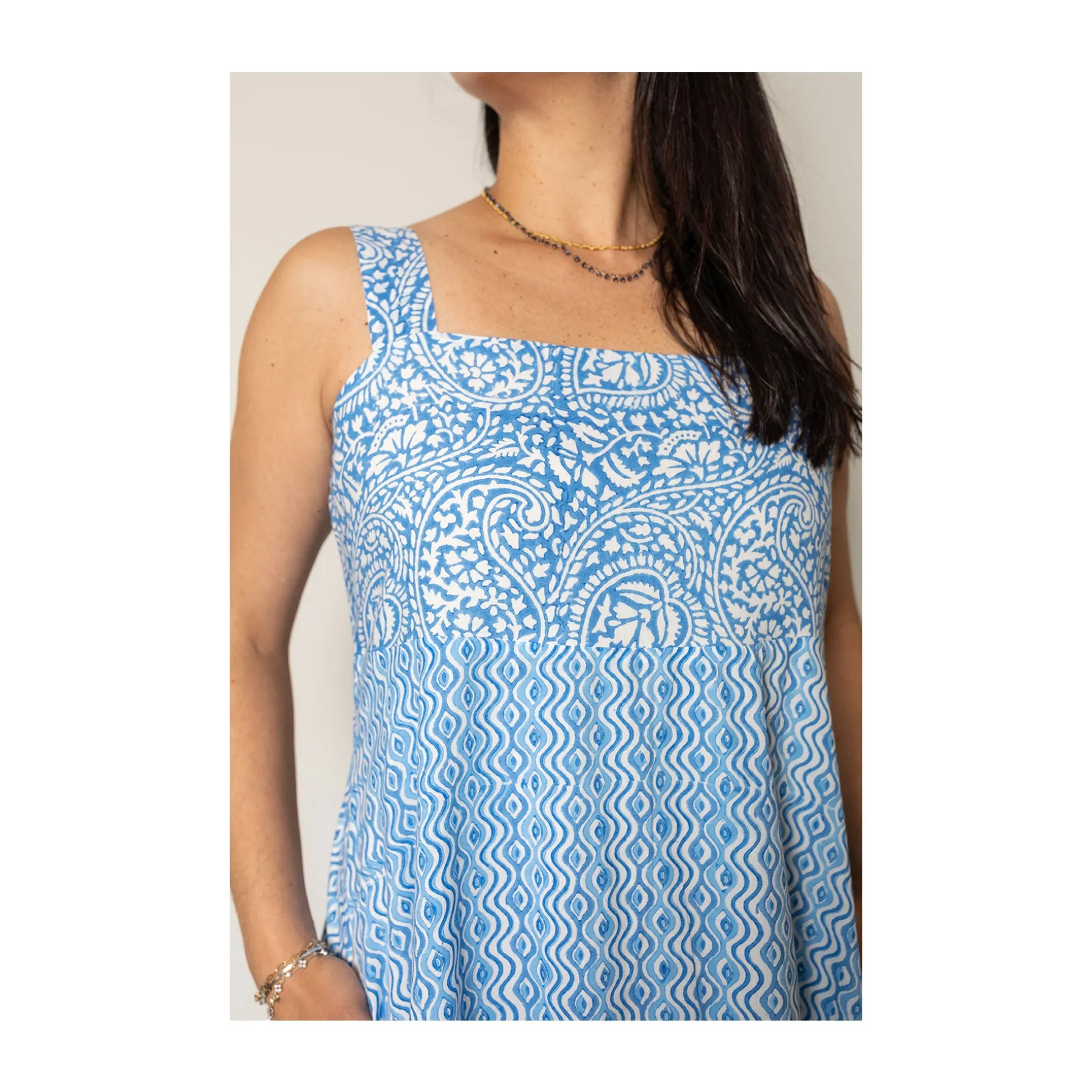Blue Ikat