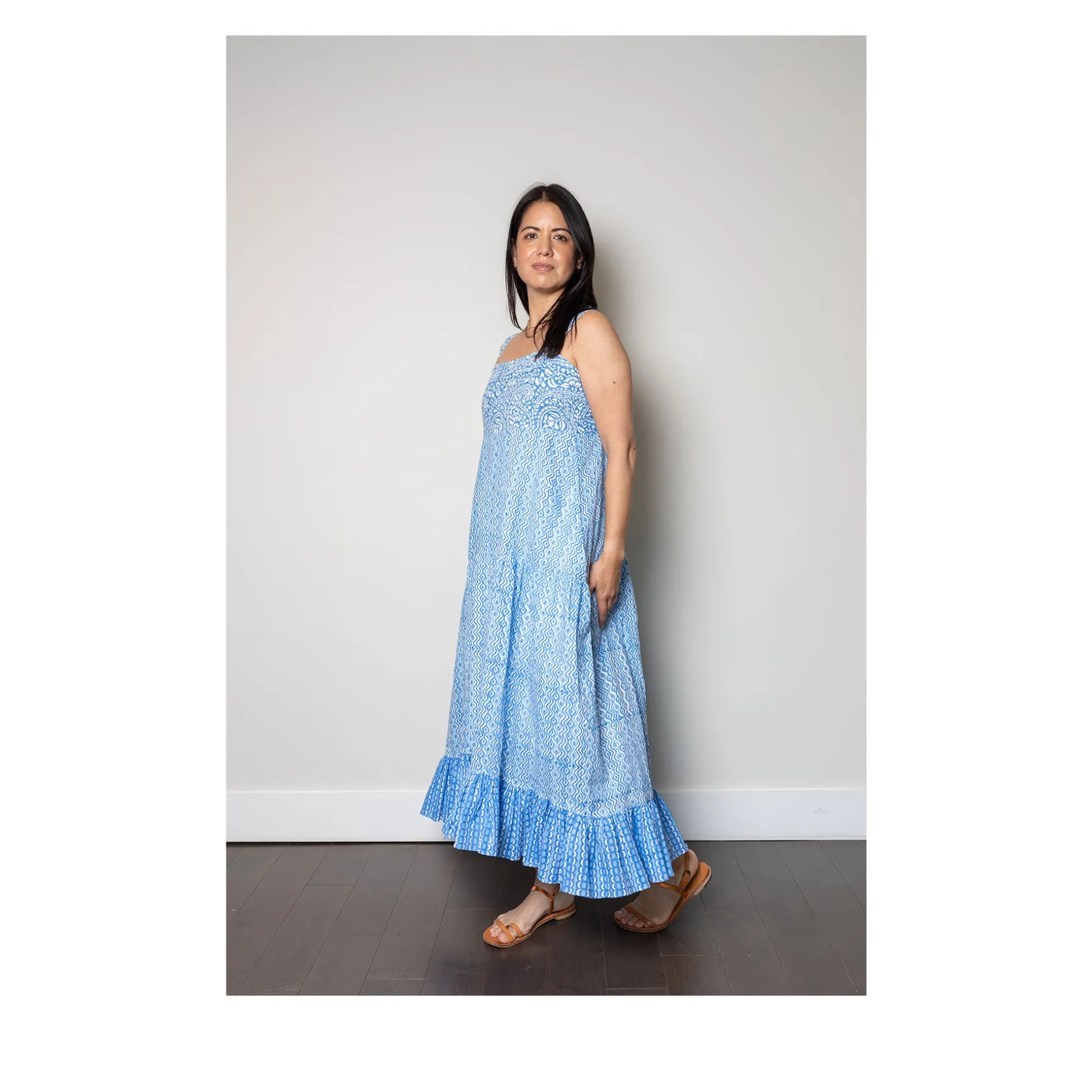 Blue Ikat
