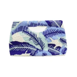 Blue Leaves Top handle