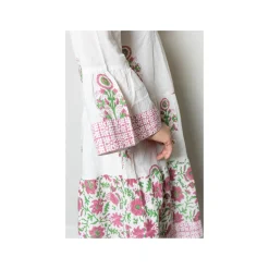 Floral Pink and Green