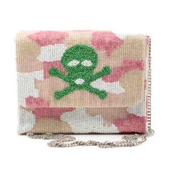 Green Skull Shoulder Bag