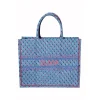 Hand Block Printed Tote - Blue
