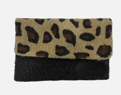 Sample: Black and Leopard clutch