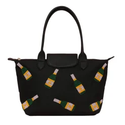 Sample Champagne bottles small Nylon Tote