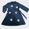 SAMPLE PW PRINTS NAVY COTTON DRESS X LARGE