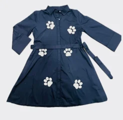 SAMPLE PW PRINTS NAVY COTTON DRESS X LARGE