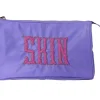Sample SKIN purple cosmetic Nylon bag