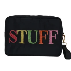 Sample STUFF navy cosmetic Nylon bag