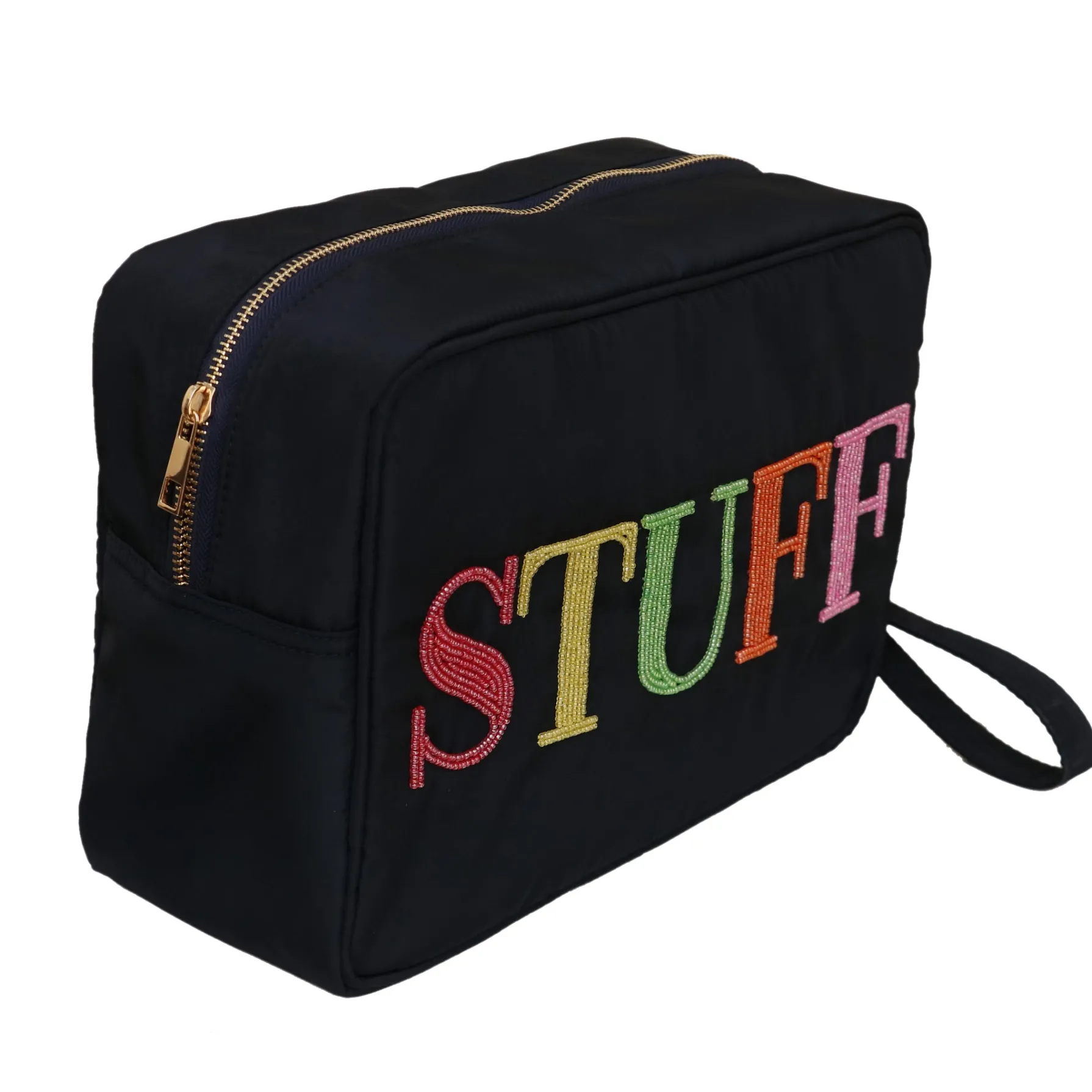 Sample STUFF navy cosmetic Nylon bag