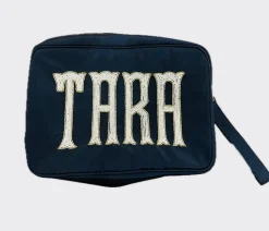 Sample TARA navy cosmetic Nylon bag