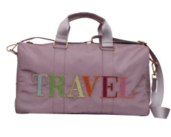 Sample TRAVEL PURPLE nylon small BAG