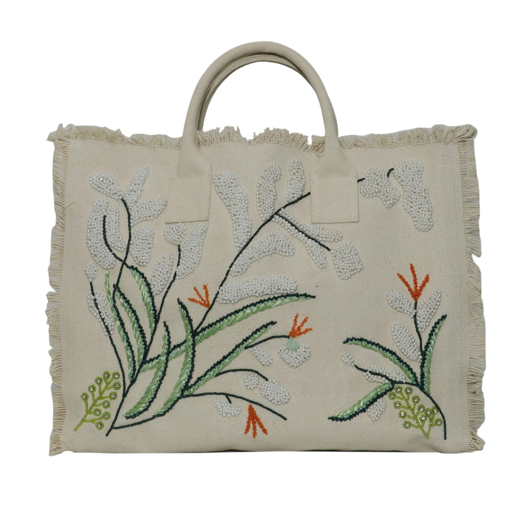 Sample white spring Tote